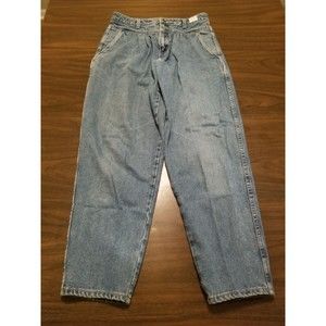 Sasson Jeans Women's 10 Yolked Pleated Vintage 90's High Rise Mom Denim (30x28)
